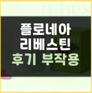 Read more about the article 플로네아 리베스틴 후기 부작용 효과