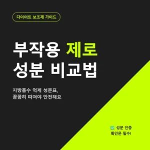 Read more about the article 지방흡수 억제 다이어트 보조제 성분 비교, 부작용 없이 고르는 법